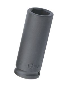 Genius Tools 3/8" Dr. 5/16" Deep Impact Socket (CR-Mo) - 366310