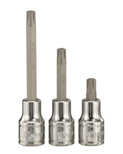 Genius Tools 1/2" Dr. M4 Surface Bit Socket 55mmL - 408+9004