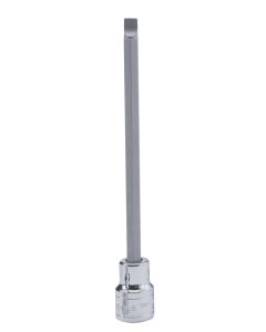 Genius Tools 1/2" Dr. 1.6 x 9.0mm Slotted Bit Socket 80mmL - 410+1490