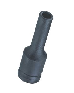 Genius Tools 17mm Deep Impact Socket 1/2" Dr, CR-Mo, 12-Point - 448517