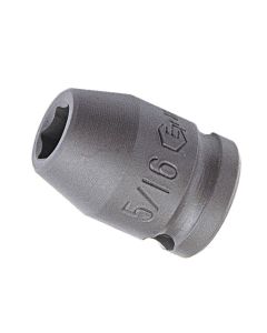 Genius Tools 1/2" Dr. 7/16" Thin Wall Impact Socket (CR-Mo) - 463814