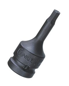 Genius Tools 1/2" Dr. 5/32" Hex Head Driver, 60mmL - 466005