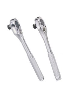 Genius Tools Reversible Ratchet Set, 1/2" & 3/8" Dr, Steel, 480444R, 380333R