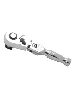 Quick Release 1/2" Stubby Flex Ratchet, Metal Handle, 100T - 485100R