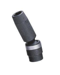 Genius Tools 1/2" Dr. 16mm Semi-Deep Swivel Impact Socket - 487916M