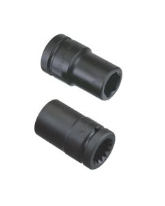 Genius Tools #5 Spline Dr. 22mm Deep Impact Socket (CR-Mo) - 549522