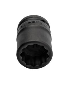 Genius Tools 3/4" Dr. 1" Thin Wall Impact Socket (12-Point) (CR-Mo) - 695232
