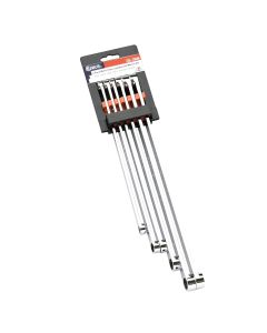 Genius Tools 6 Piece Metric Extra Long Box End Wrench Set - DE-706M