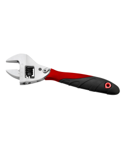 Ratcheting Adjustable Wrench 8" Rubber Handle - SKU 789200