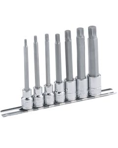 Genius Tools 7 Piece 3/8" Dr. Triple Square Bit Socket Set - BS-307ML