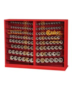 Genius Tools 133-Piece SAE Deep Socket Set 1/2" Dr 12pt - TW-4133SD