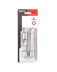 Genius Tools 3 Piece 1/2" Dr. Wobble Extension Bar Set - BE-42305