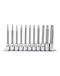 Genius Tools 11 Piece 3/8" Dr. Pentacle Bit Socket Set - BS-311PL