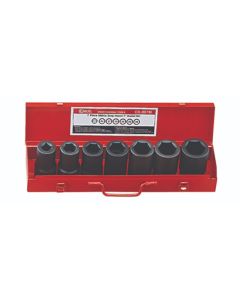 CD Tools 7Pc 1" Dr. Metric Deep Impact Socket Set CrMo CD-807M