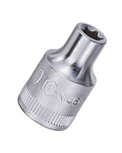 Genius Tools 1/4" Dr. E-5 E-Star Hand Socket - 252505
