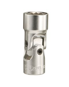 Genius Tools 3/8" Dr. 16mm Universal Hand Socket (12-Point) - 355616