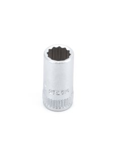 Genius Tools 1/4" Dr. 1/2" 12-Point Hand Socket - SKU 272516