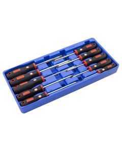 Genius Tools 10pc Tamperproof Star Screwdriver Set, HSS, TR-510TA