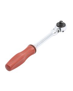 Genius Tools 1/4" Dr. Flex Head Ratchet, 72 Teeth, Steel - 282262P