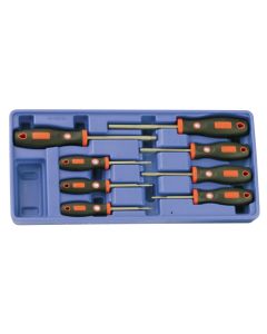 Genius Tools 8 Piece Metric Hex Screwdriver Set - HR-5608M