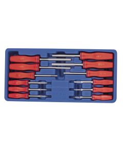 Genius Tools 12 Piece SAE Hex Screwdriver Set - HS-5612S