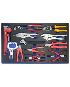 15Pc Eva Pliers Set - Durable, Ergonomic, Full Tray - MV-014