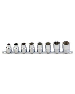 TW Tools 8Pc Metric Socket Set 3/8" Dr 12Pt Anti-Corrosion TW-308M