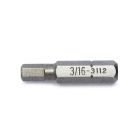 Precision 3/16 Hex Screwdriver Bit - 30mm Length
