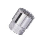 Genius Tools 12-Point Hand Socket 3/8 Dr. 1/2 - 373216