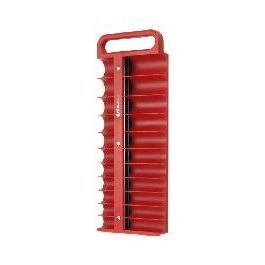 Genius Tools Magnetic Socket Tray 3/8 Inch Drive Organizer Heavy-Duty Storage - 019328
