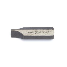 Genius Tools 14mm Hex Shank Slotted Bit 2.5x16mm 56mmL - SKU 1496