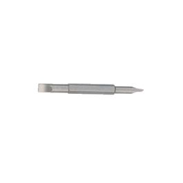 Genius Tools Slotted Bit Set, 0.8x5.0mm & 1.0x6.0mm, Durable Steel - 267560