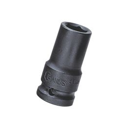Genius Tools 14mm Semi-Deep Impact Socket 1/2