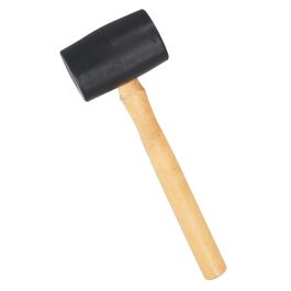 Genius Tools 1-1/2 lbs Rubber Mallet, Durable Grip - SKU 590524