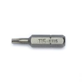 Genius Tools T-15 Star Screwdriver Bit, 1/4