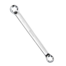 Genius Tools E-14 x E-18 E-Star Wrench, Chrome, Dual End - 791418