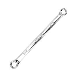 Genius Tools E-10 x E-12 E-Star Wrench, Chrome, Dual Size - 791012