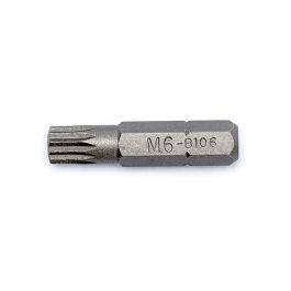 Genius Tools M6 Triple Square Bit, 1/4