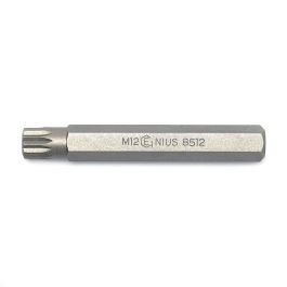 Genius Tools 12mm Hex Shank M12 Triple Square Bit 88mm - 8512