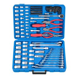 Genius Tools 125pc Metric Tool Set, Cr-V Steel, Pro Grade - AC-234125