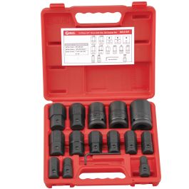 Genius Tools 15pc SAE Hex Bit Socket Set 3/4