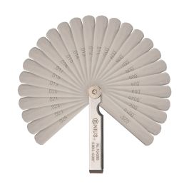 Genius Tools 26-Blade SAE Feeler Gauge Set, Steel, ANSI, SKU: GT-FG26