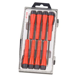 Genius Tools Star Screwdriver Set 8 Piece Micro-Tech Precision Drivers Ergonomic Handles Chrome Vanadium Steel - MT-5208