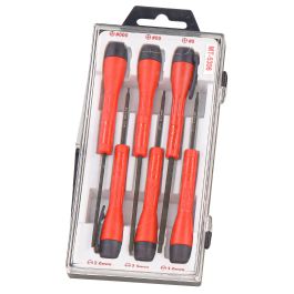 Genius Tools 6pc Metric Hex Screwdriver Set, HSS, Pro-Grade MT-5306