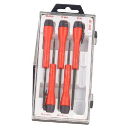 Genius Tools 5pc SAE Hex Screwdriver Set, HSS, Pro Grade - MT-5405