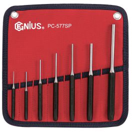 Genius Tools 7 Piece SAE Pin Punch Set - PC-577SP