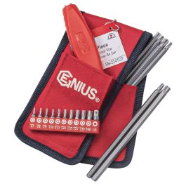 Genius Tools 24pc Tamperproof Star Bit Set, HSS, Pro-Grade - SB-224TOT