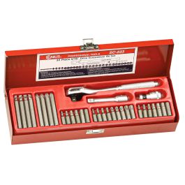 Genius Tools 33-Piece Hex Shank Bit Set 5/16
