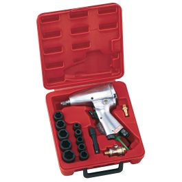 Genius Tools 16-Piece SAE Air Impact Wrench Set 3/8