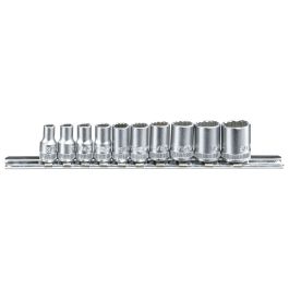 Genius Tools 10-Piece SAE Socket Set 1/4
